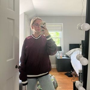 Retro fleece insulated windbreaker